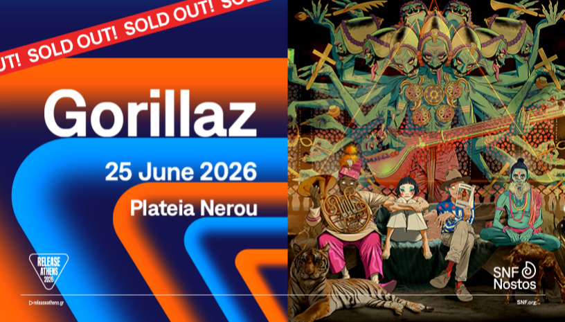 RELEASE ATHENS 2026 X SNF NOSTOS / GORILLAZ