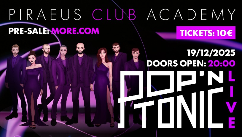 POP n'TONIC || Lights up-Festive Pop Up Live || at Piraeus Club Academy 