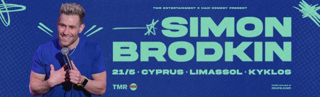 SIMON BRODKIN (UK) LIVE IN LIMASSOL