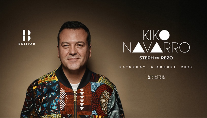 Kiko Navarro I Sat 16 Aug I Bolivar