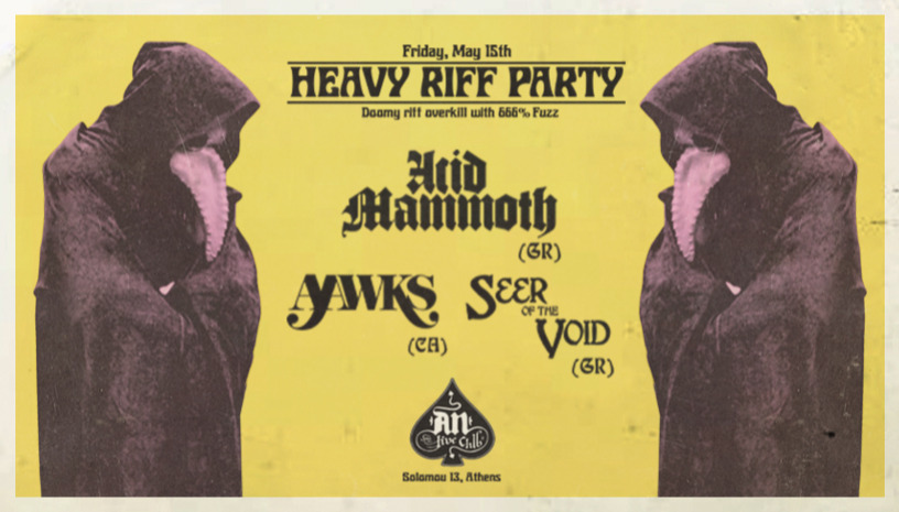 ACID MAMMOTH / AAWKS / SEER OF THE VOID