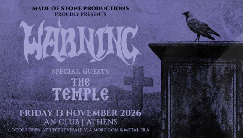 Warning (UK) + The Temple (GR) live στην Αθήνα