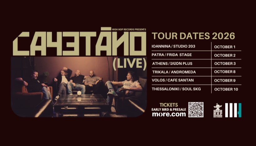 CAYETANO LIVE ΒΑND / 2026 TOUR