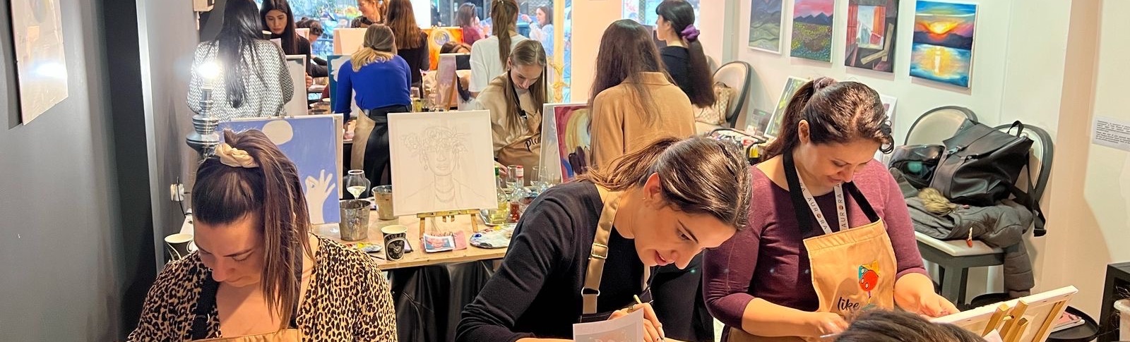 Paint & Sip - Ζωγραφική & κρασί στο Παγκράτι