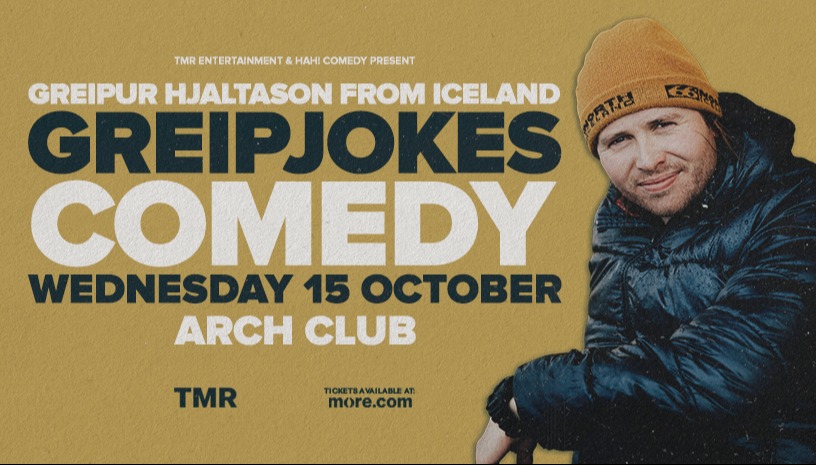 GREIPJOKES COMEDY - GREIPUR HJALTASON LIVE IN ATHENS!