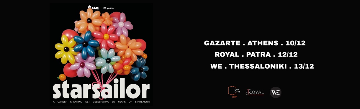 STARSAILOR 25th ANNIVERSARY live in Greece