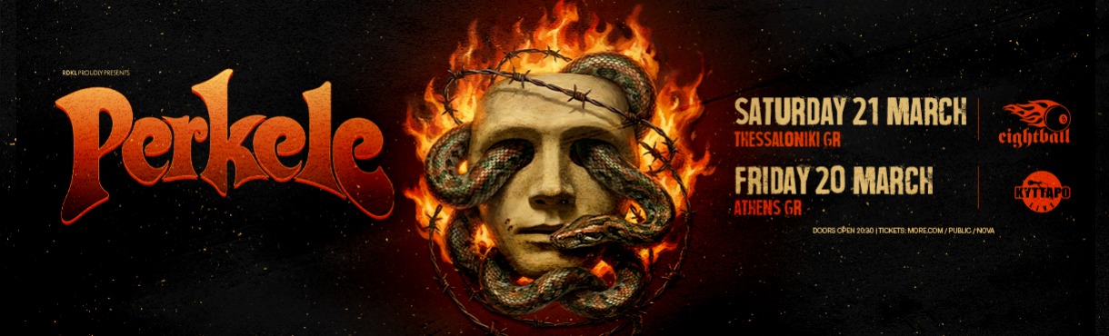 PERKELE [swe] live in Greece!