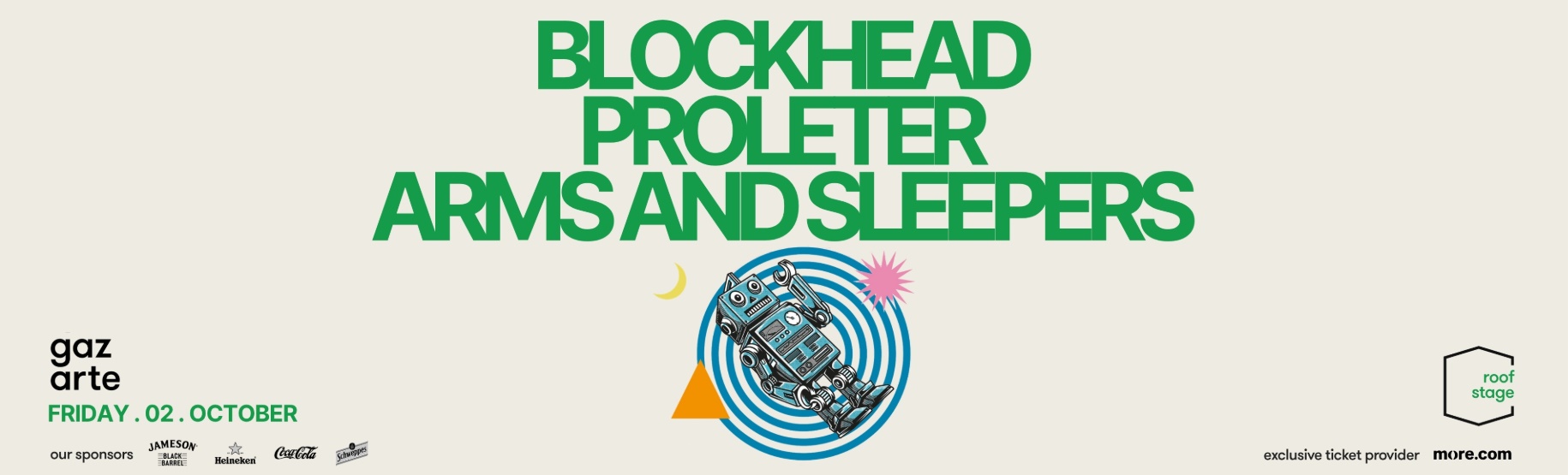 BLOCKHEAD | PROLETER | ARMS and SLEEPERS live